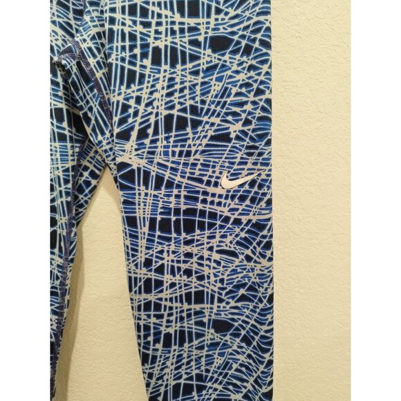 Nike Pro Game Royal Cool Tracer Training Capri Leggings Size L - Picture 14 of 15
